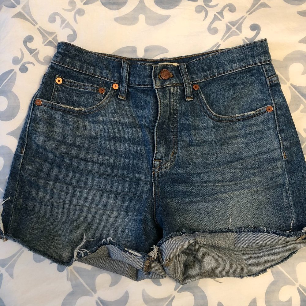 Madewell High Rise Denim Shorts
